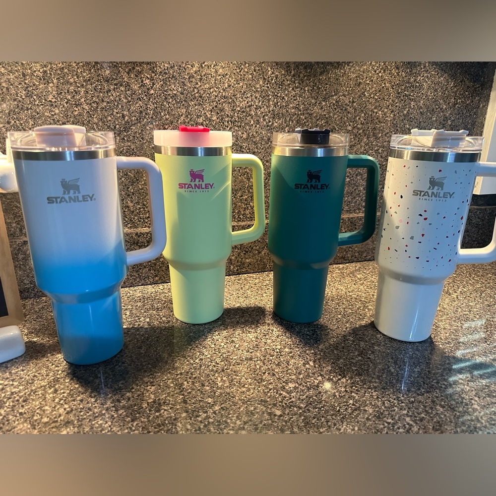 Lot of 4 Stanley Quencher Tumblers